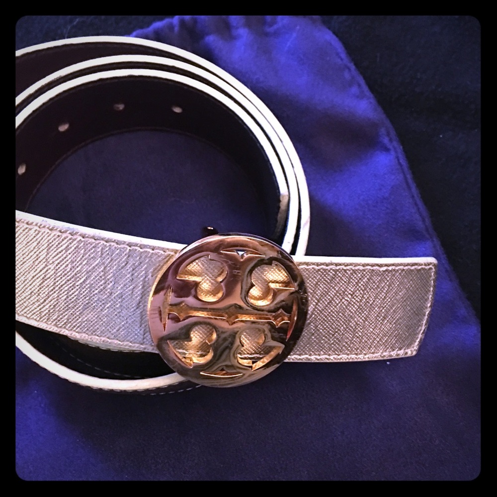 Gorgeous Tory Burch Gold Belt